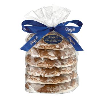 6 Elisen-Lebkuchen, ohne Mehl gebacken, Zuckerglasur