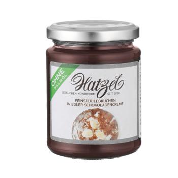 Schokoladencème mit Elisen-Lebkuchen Stückchen und original Hatzel-Lebkuchengewürz