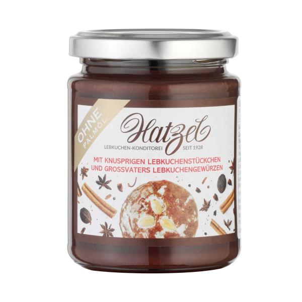 Schokoladencrème mit Elisen-Lebkuchen Stückchen und original Hatzel-Lebkuchengewürz